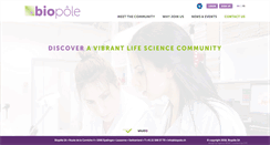 Desktop Screenshot of biopole.ch